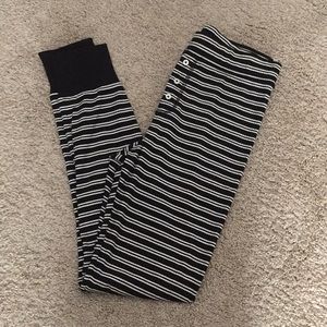 Soft striped pajama pants